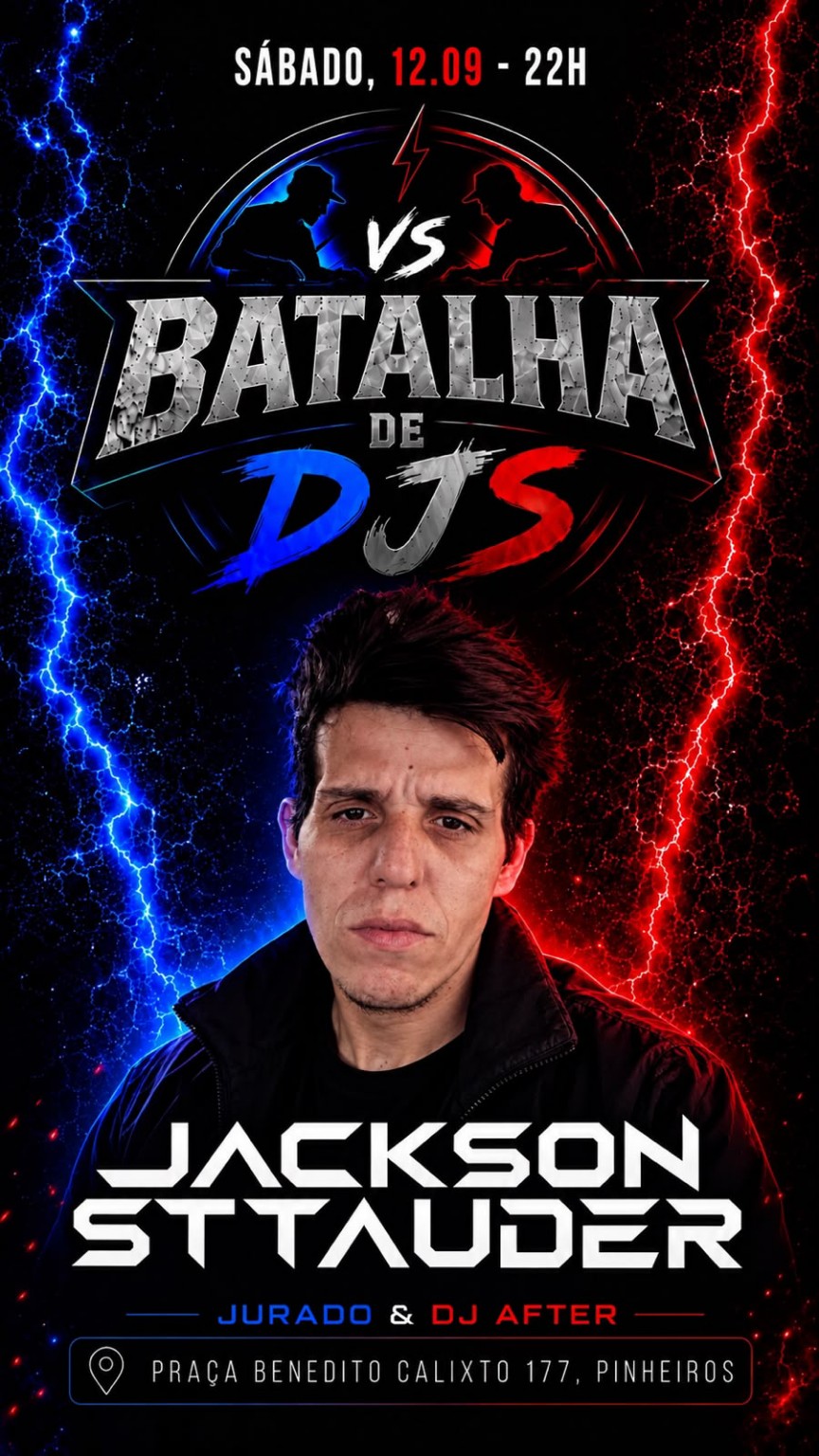 Jackson Sttauder — jury member at Batalha de DJs